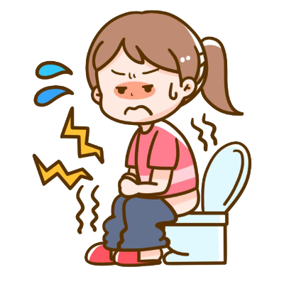 保存的治療_排便_イラスト.01